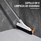 Cepillo manual para limpiar pisos con mango