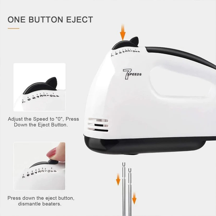 Batidora eléctrica de mano para cocina