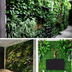 Panel de follaje artificial de 40 × 60 cm