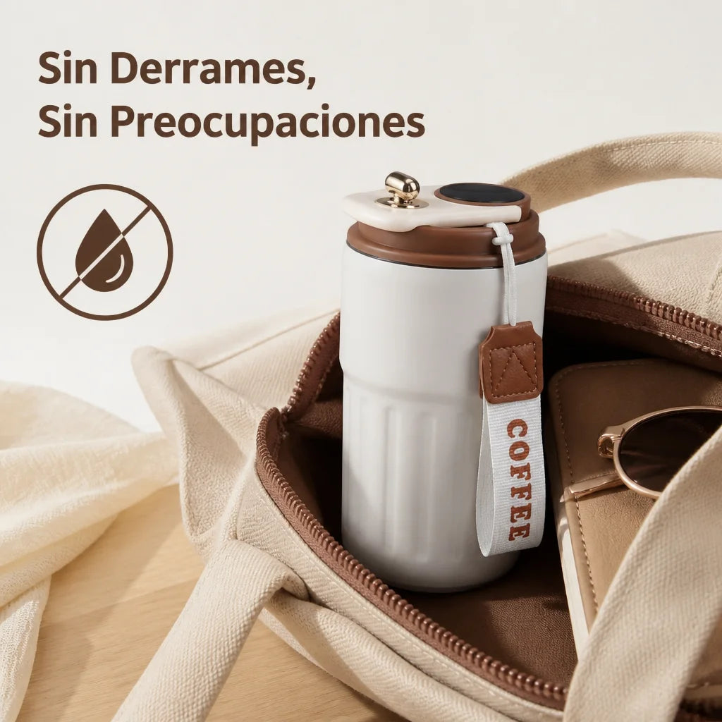 Termo de 450 ml con pantalla de temperatura