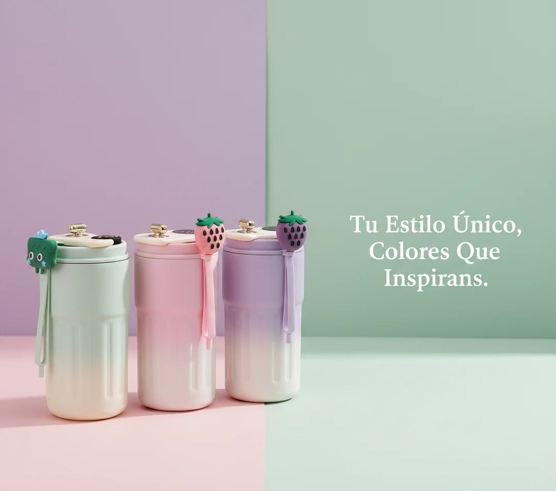 Termo de 450 ml con pantalla de temperatura