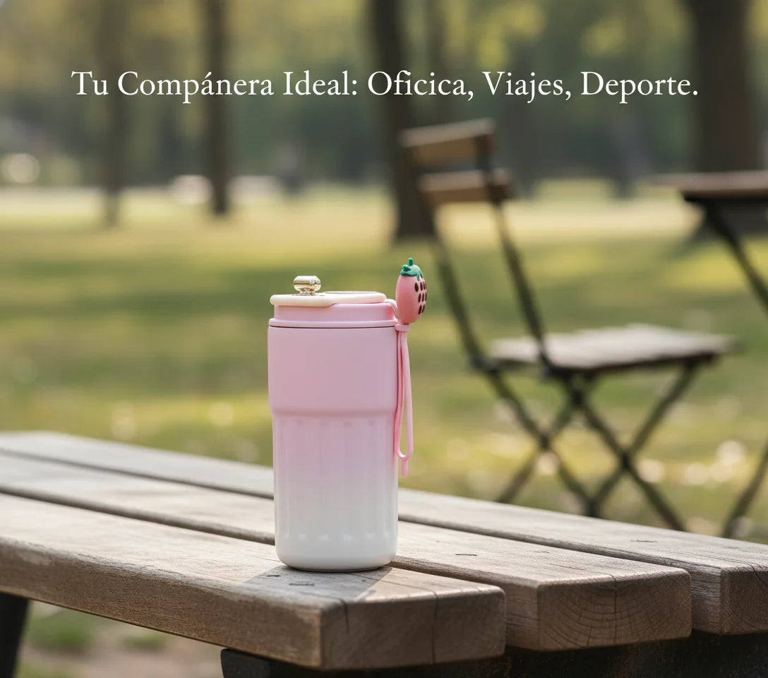 Termo de 450 ml con pantalla de temperatura