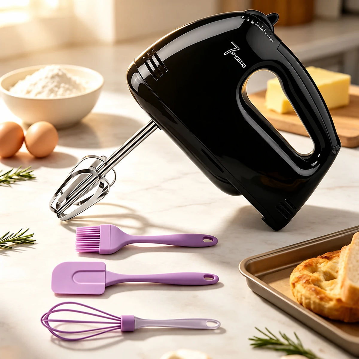 Batidora eléctrica de mano para cocina