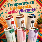 Termo de 450 ml con pantalla de temperatura