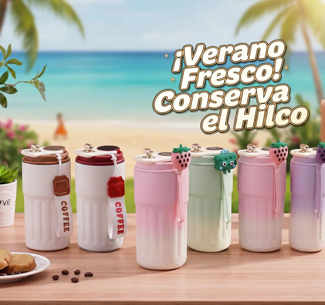 Termo de 450 ml con pantalla de temperatura