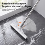 Cepillo manual para limpiar pisos con mango