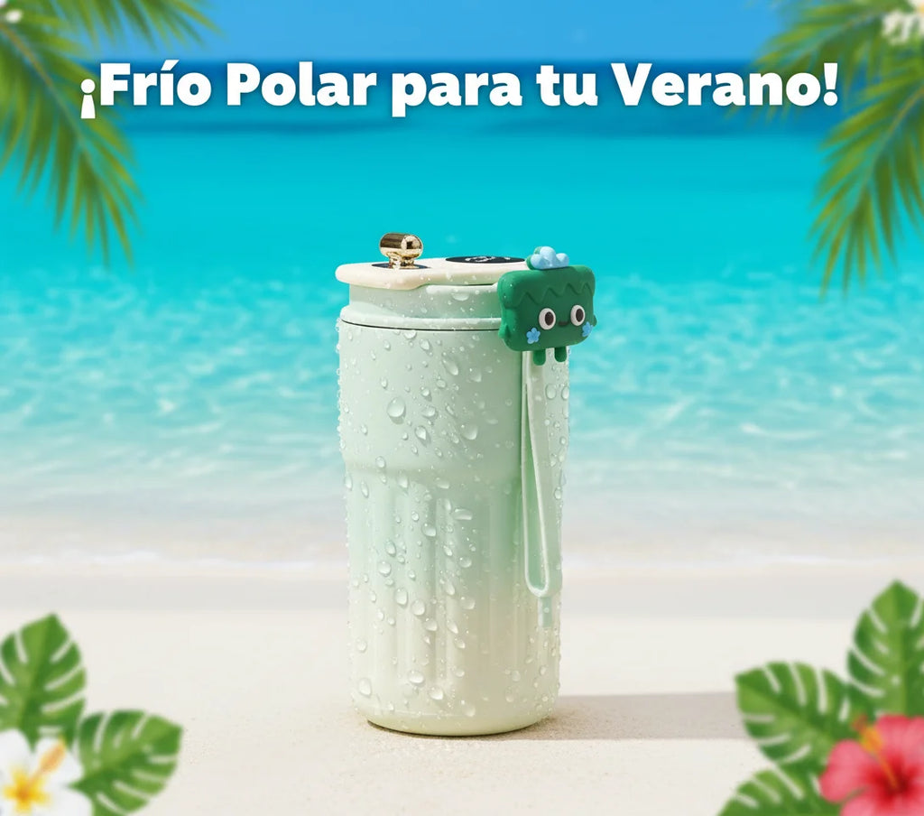 Termo de 450 ml con pantalla de temperatura
