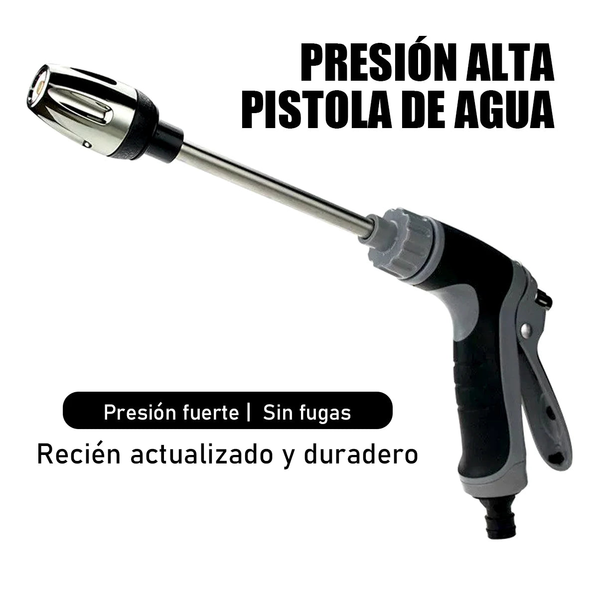 Hidrolavadora portátil inalámbrica con boquilla ajustable
