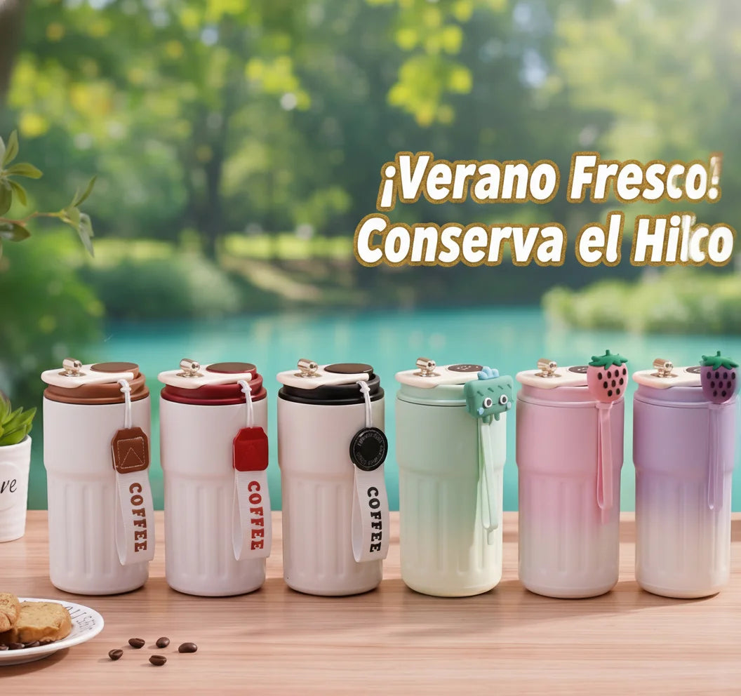 Termo de 450 ml con pantalla de temperatura