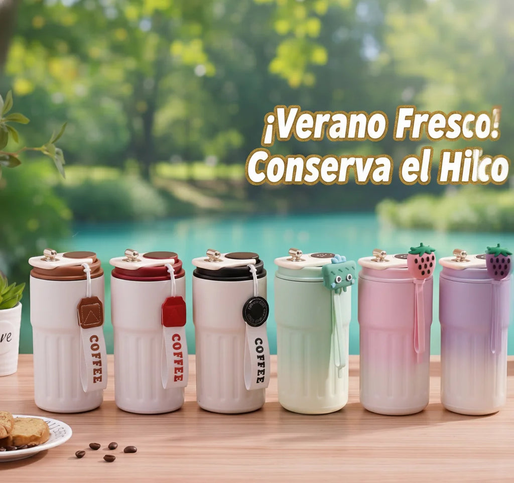 Termo de 450 ml con pantalla de temperatura