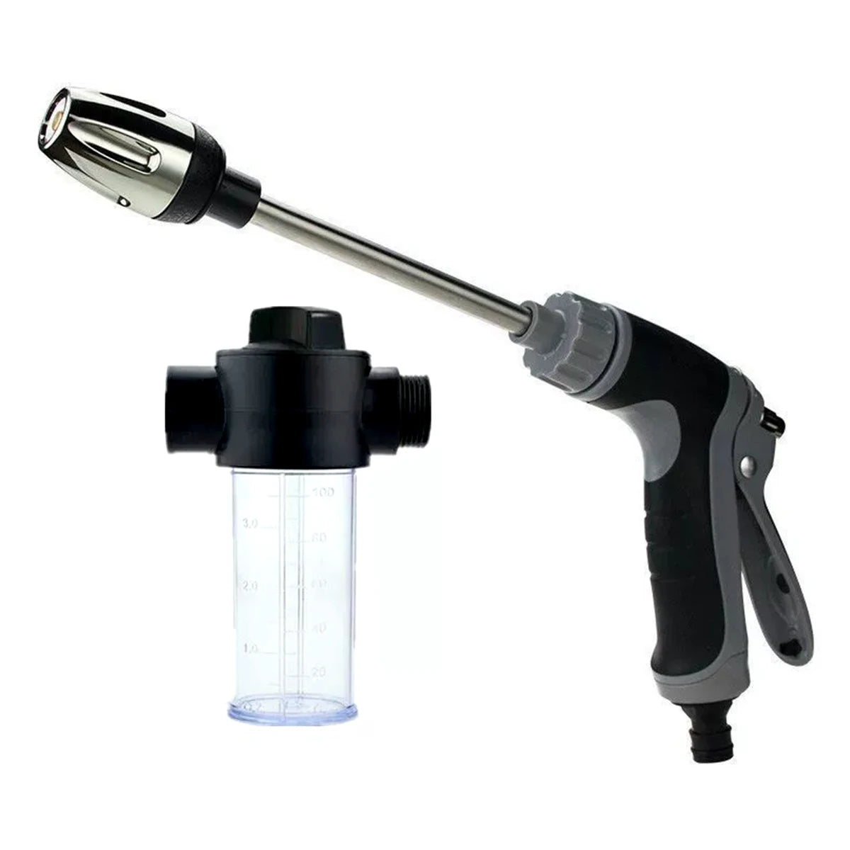 Hidrolavadora portátil inalámbrica con boquilla ajustable
