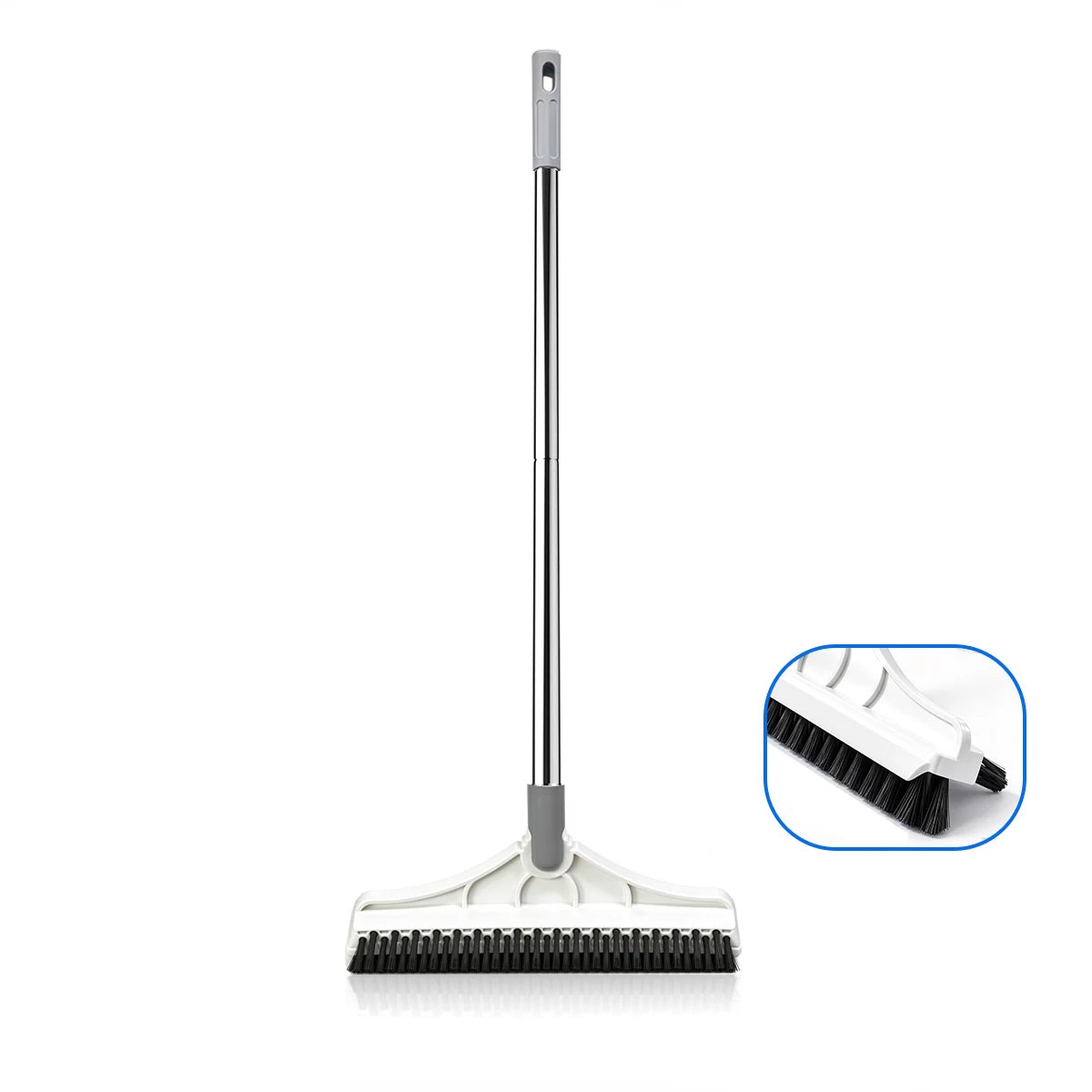 Cepillo manual para limpiar pisos con mango