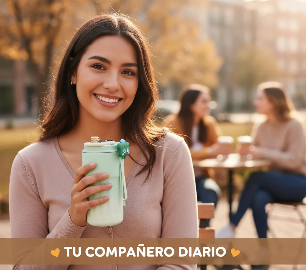 Termo de 450 ml con pantalla de temperatura