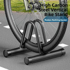 Indoor Bicycle Parking Stand Steel Material Road Bike Single Bike Display Rack Mountain Bike Storage Holder for All Genders