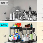 Organizador de 2 niveles para debajo de la tarja