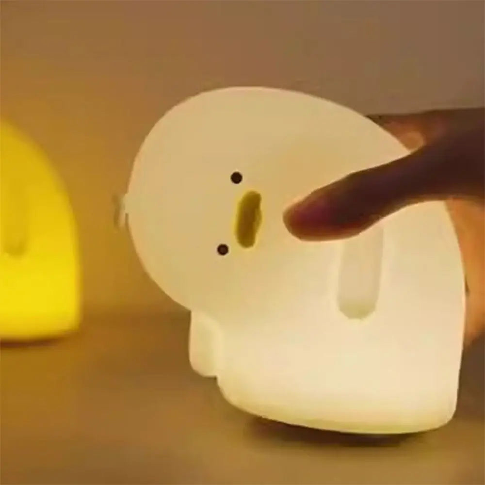 Lámpara nocturna de patito | Luz cálida o multicolor