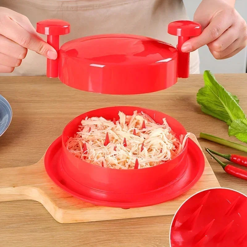 Deshebrador manual de pollo y carne