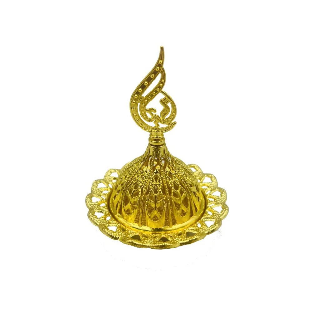 Incensario decorativo dorado