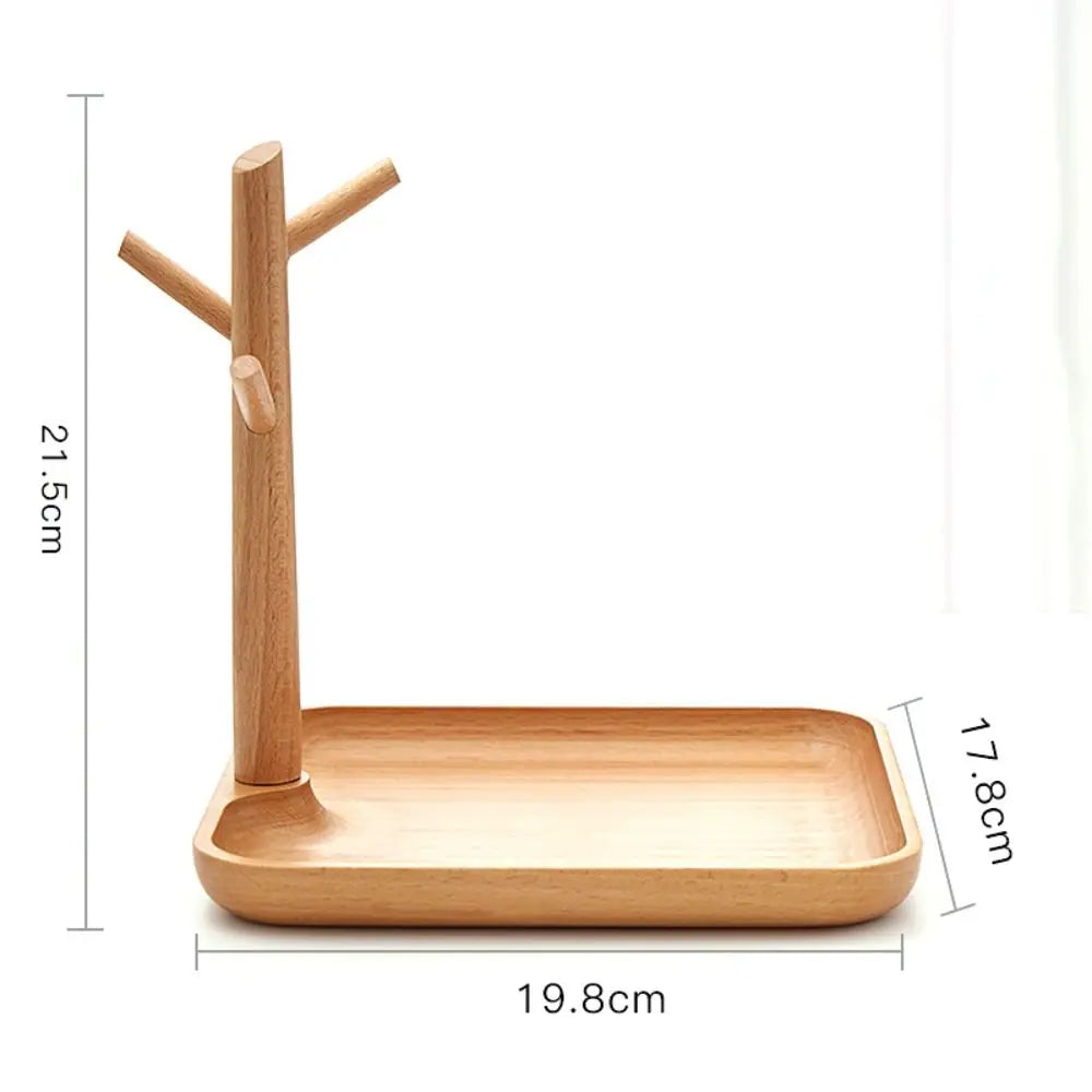 Organizador de madera para joyería
