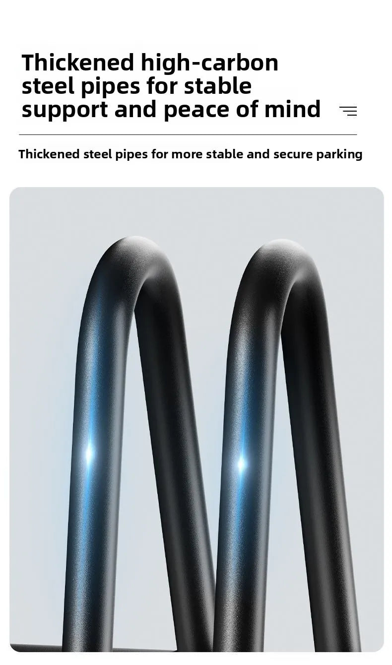 Indoor Bicycle Parking Stand Steel Material Road Bike Single Bike Display Rack Mountain Bike Storage Holder for All Genders