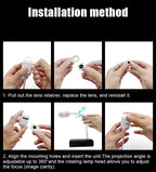 Luz USB con proyector de estrellas