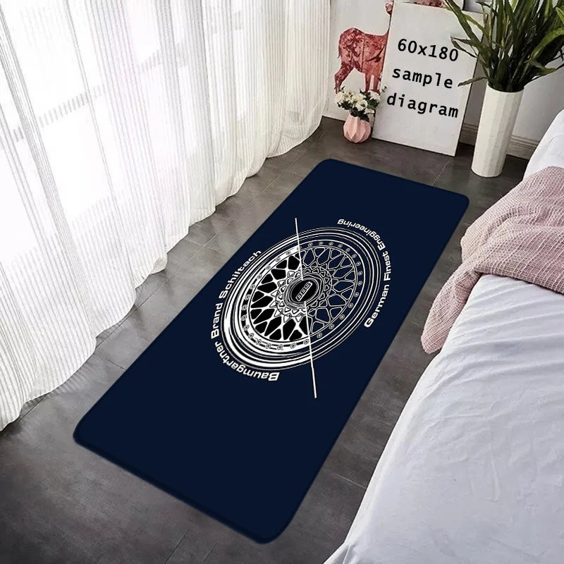 Tapete decorativo con diseño de rin