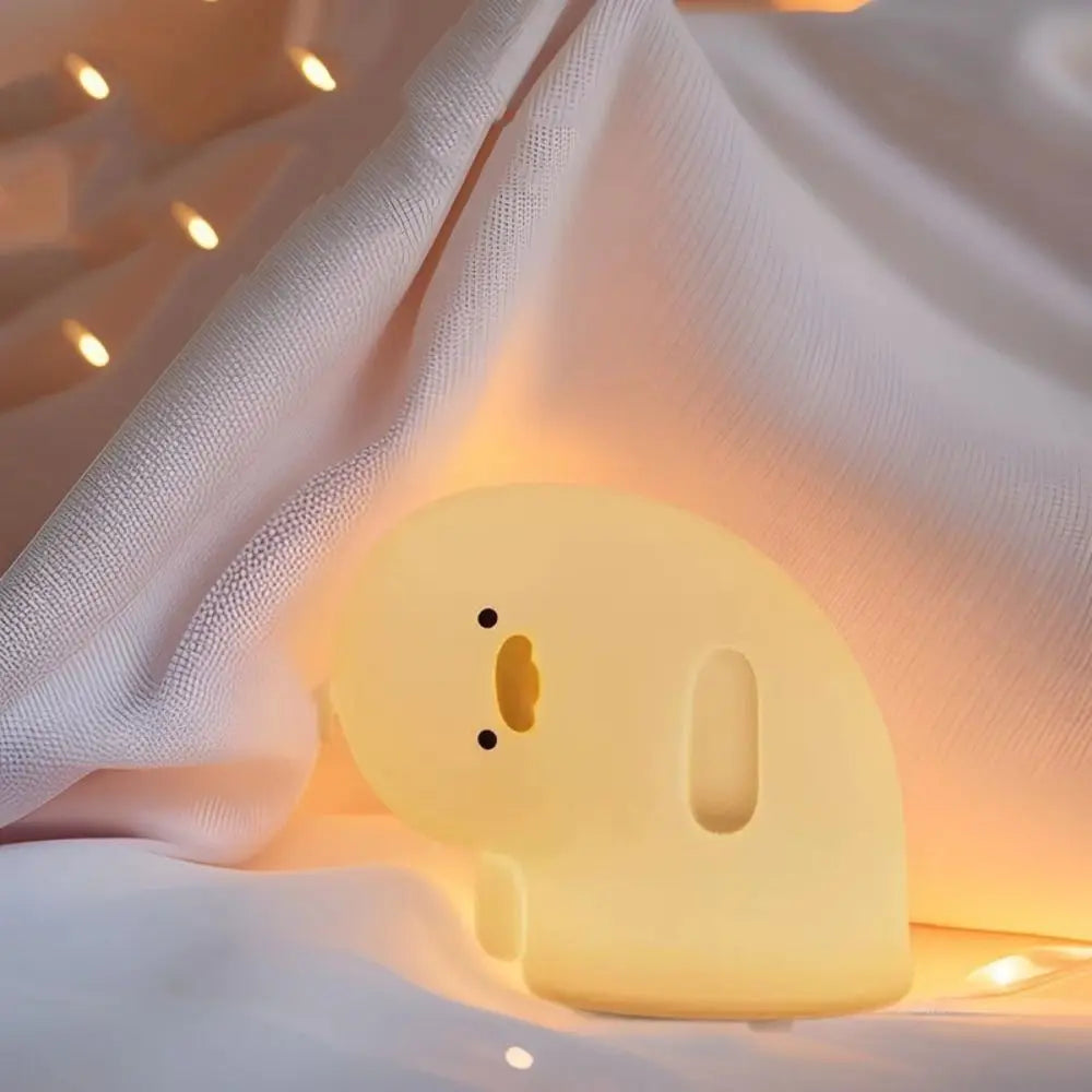 Lámpara nocturna de patito | Luz cálida o multicolor