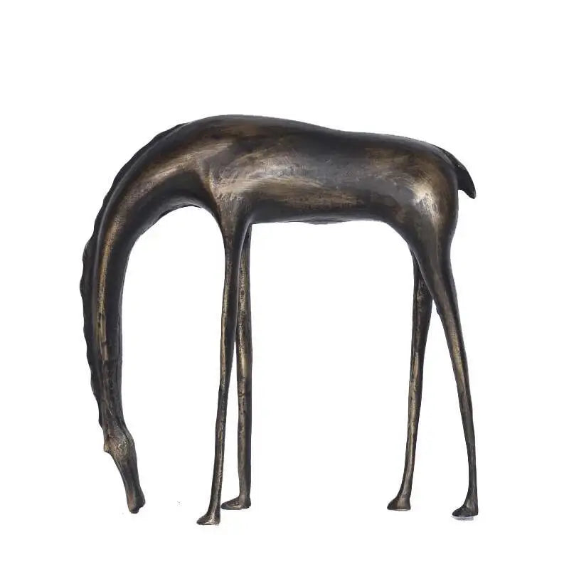 Escultura decorativa de caballo de estilo abstracto · vista 4