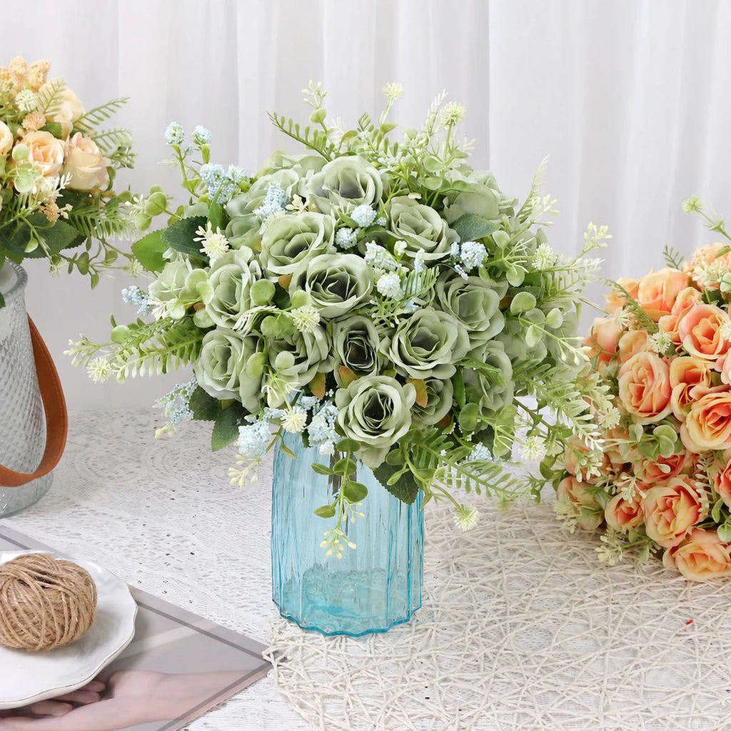 Ramo de rosas artificiales para decoración