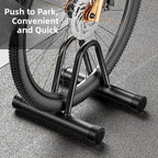 Indoor Bicycle Parking Stand Steel Material Road Bike Single Bike Display Rack Mountain Bike Storage Holder for All Genders