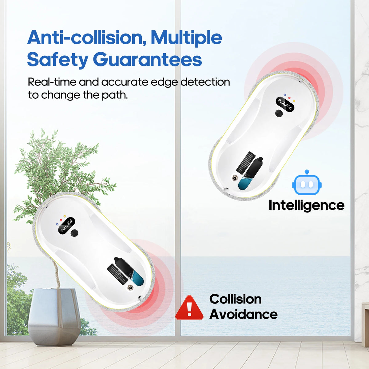 Robot limpiavidrios con control remoto PRK-309