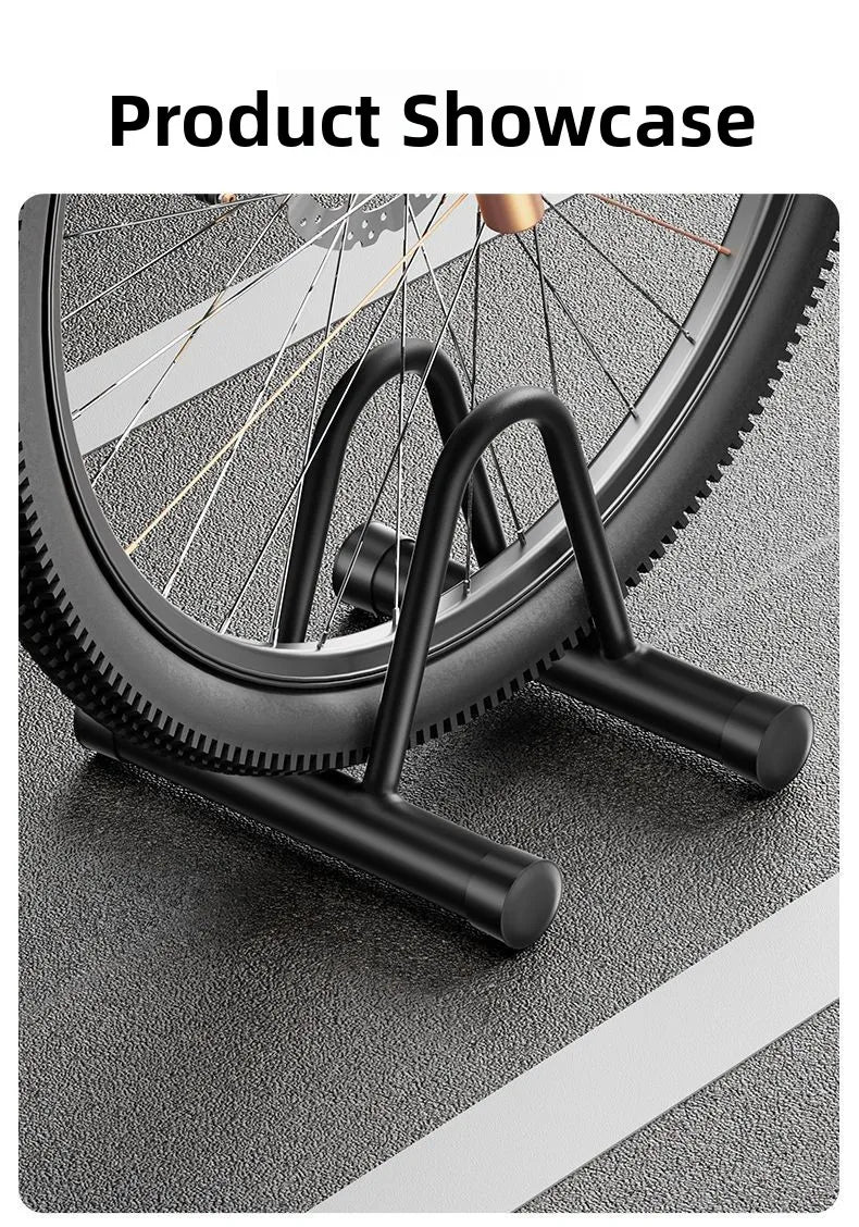Indoor Bicycle Parking Stand Steel Material Road Bike Single Bike Display Rack Mountain Bike Storage Holder for All Genders