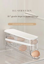Organizador de huevos de 2 niveles para refrigerador