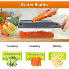 Picador de verduras con cuchillas intercambiables