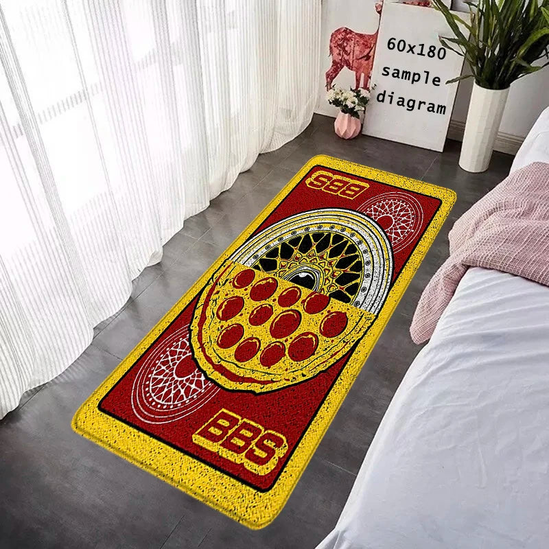 Tapete decorativo con diseño de rin