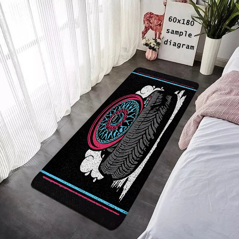 Tapete decorativo con diseño de rin