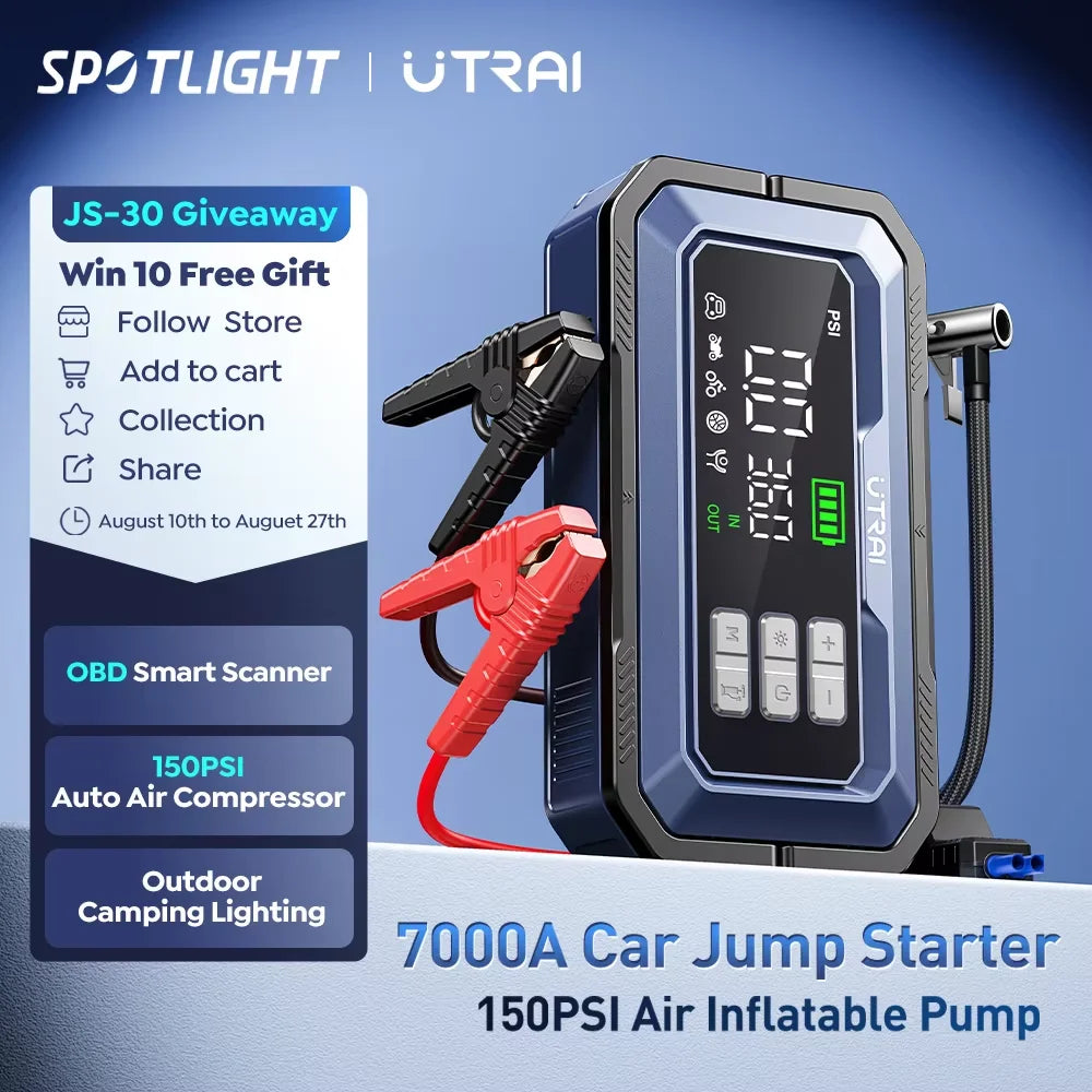 Arrancador UTRAI para auto de 12 V