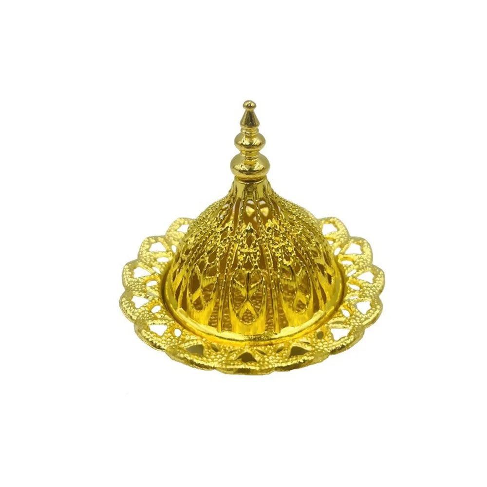 Incensario decorativo dorado