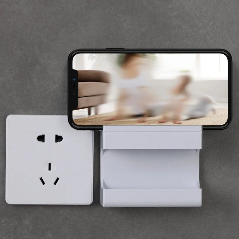 Organizador de pared para controles y celular
