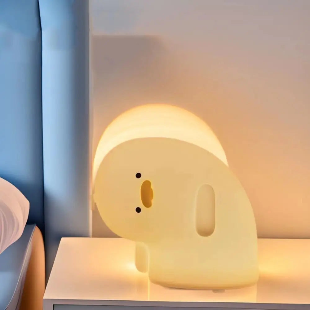 Lámpara nocturna de patito | Luz cálida o multicolor