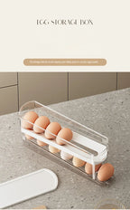 Organizador de huevos de 2 niveles para refrigerador