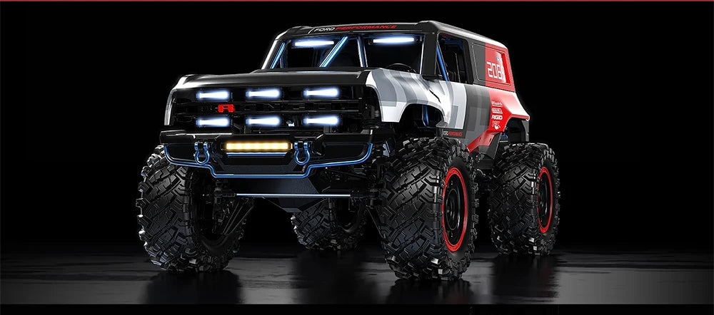 Camioneta RC H12P 4x4 a escala 1:12 · vista 4