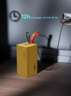 Batería externa QOOVI de 60,000 mAh con luz LED