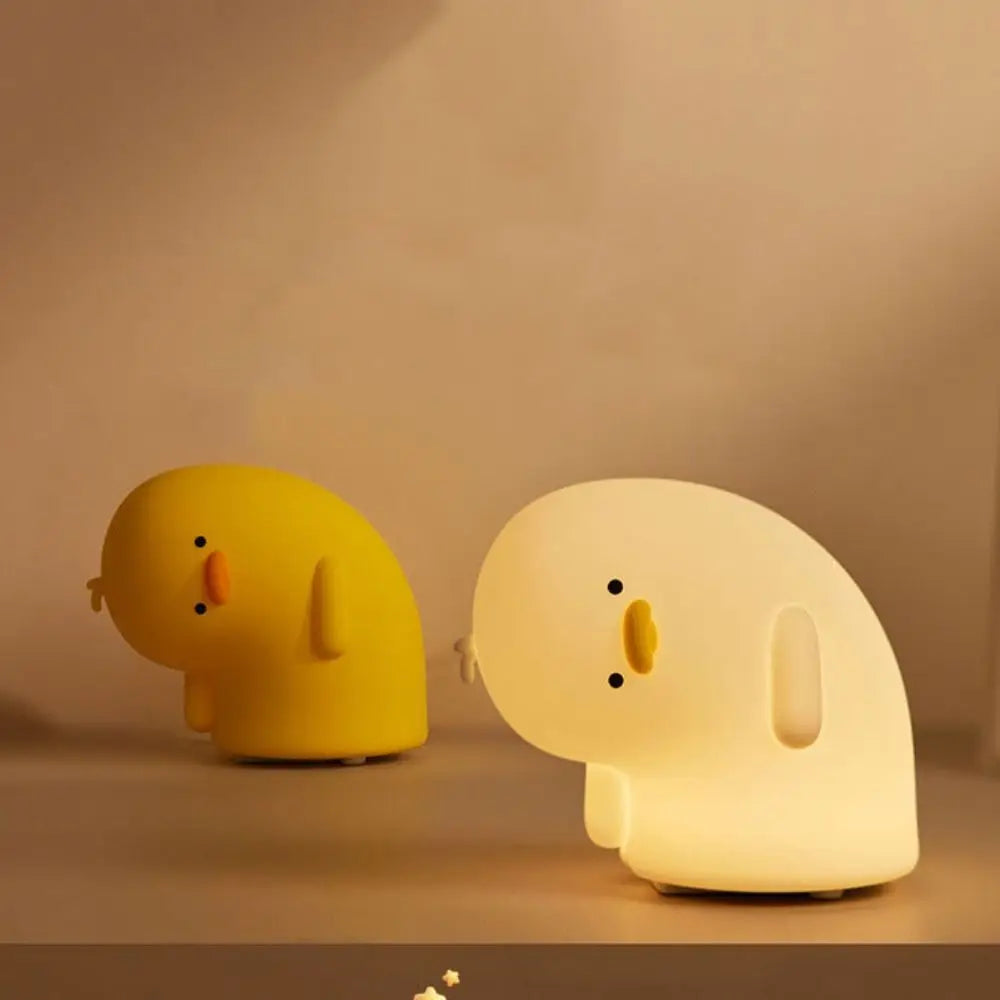 Lámpara nocturna de patito | Luz cálida o multicolor