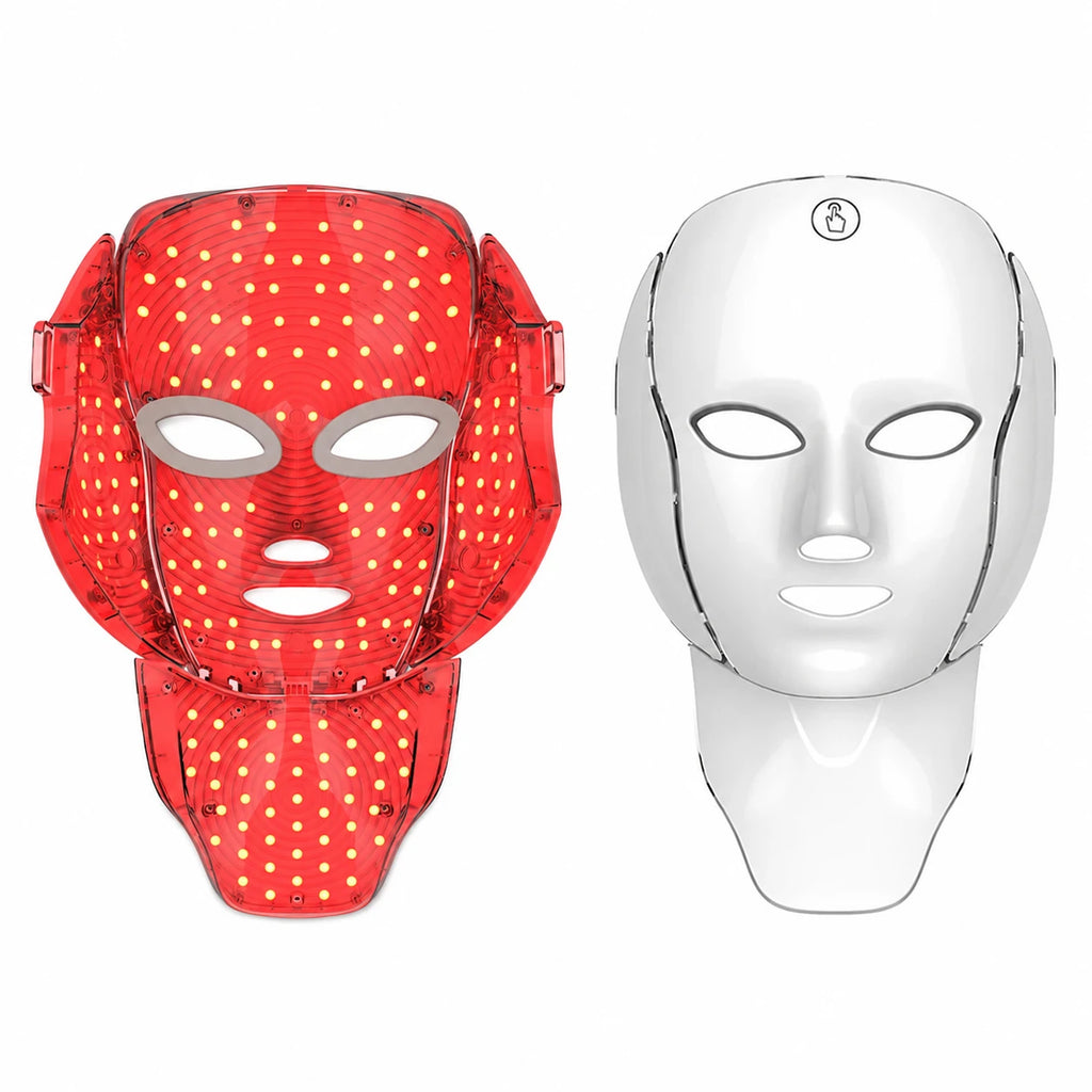 Máscara LED para rostro y cuello | Con o sin caja