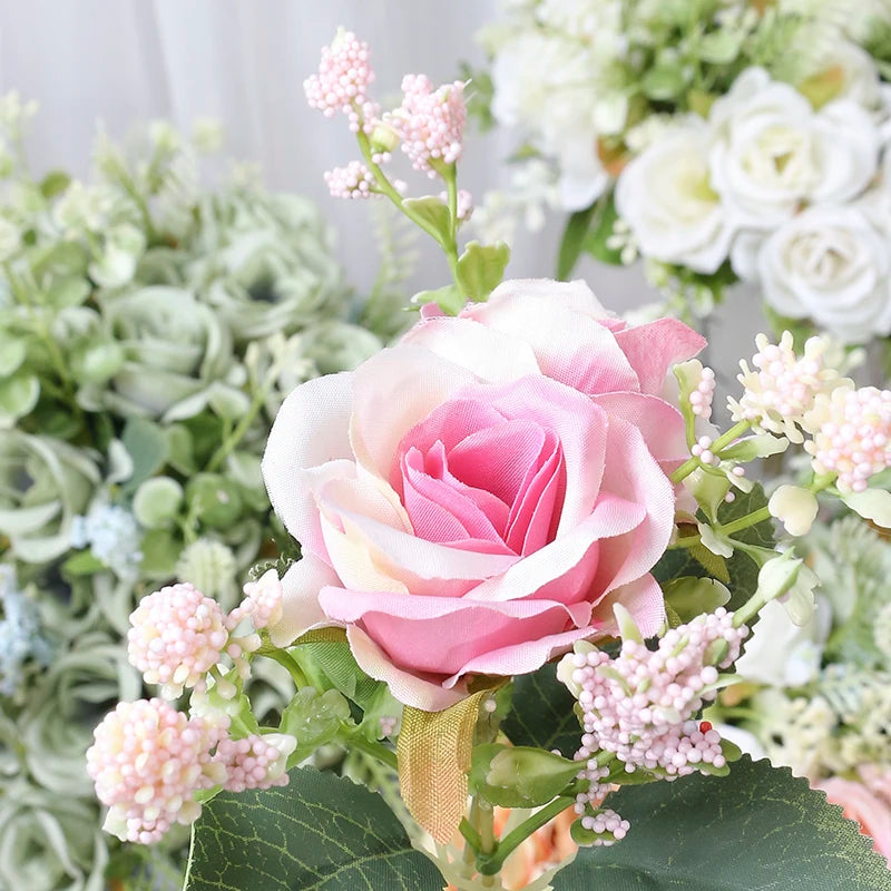 Ramo de rosas artificiales para decoración