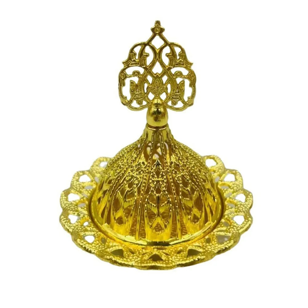 Incensario decorativo dorado