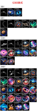 Luz USB con proyector de estrellas