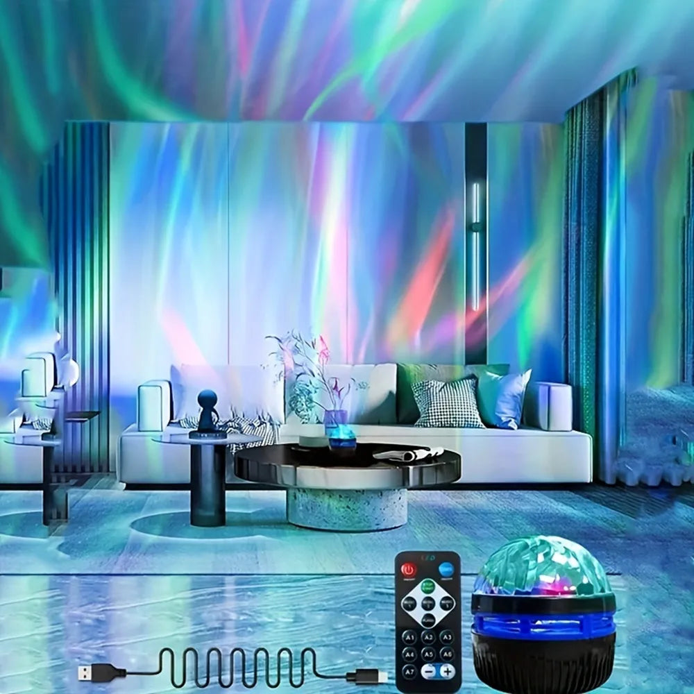 Proyector de luces RGB con control remoto