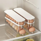 Organizador de huevos de 2 niveles para refrigerador